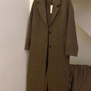 Women's Brown Long Coat